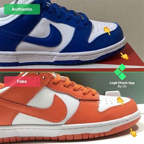 how to spot fake nike sb dunk high|fake nike dunks heel check.